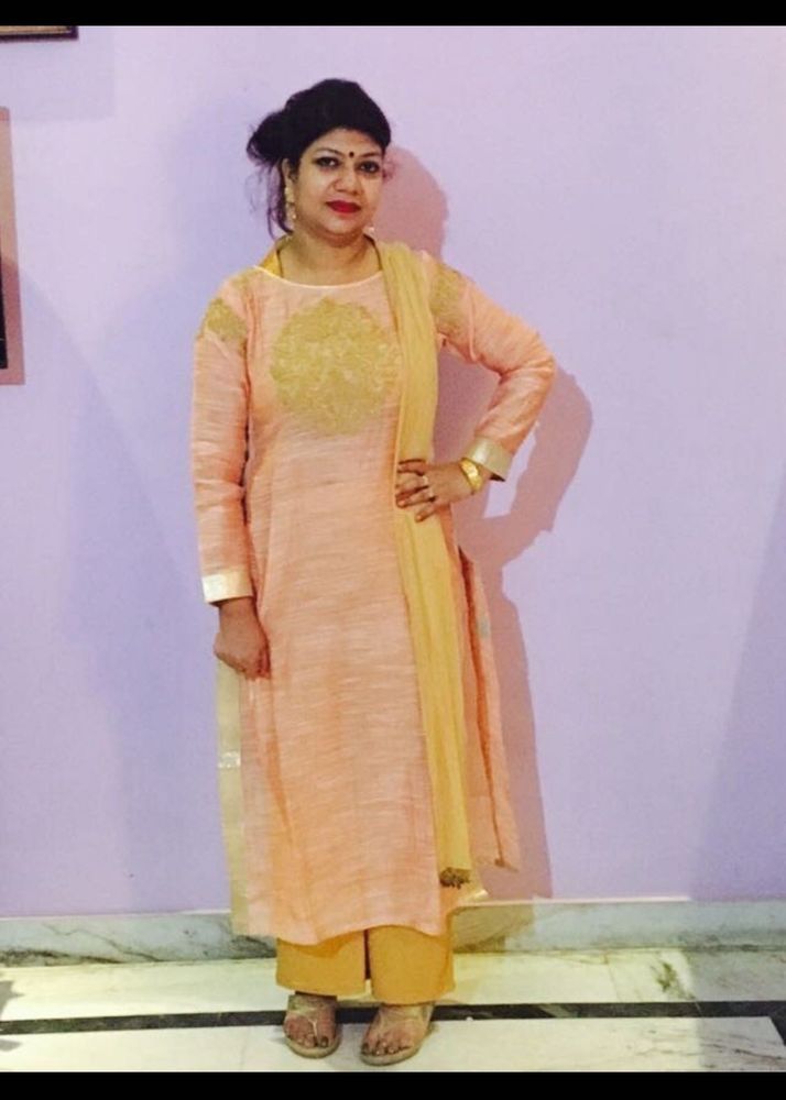 Combo Of Kurta Plazo N Duppata