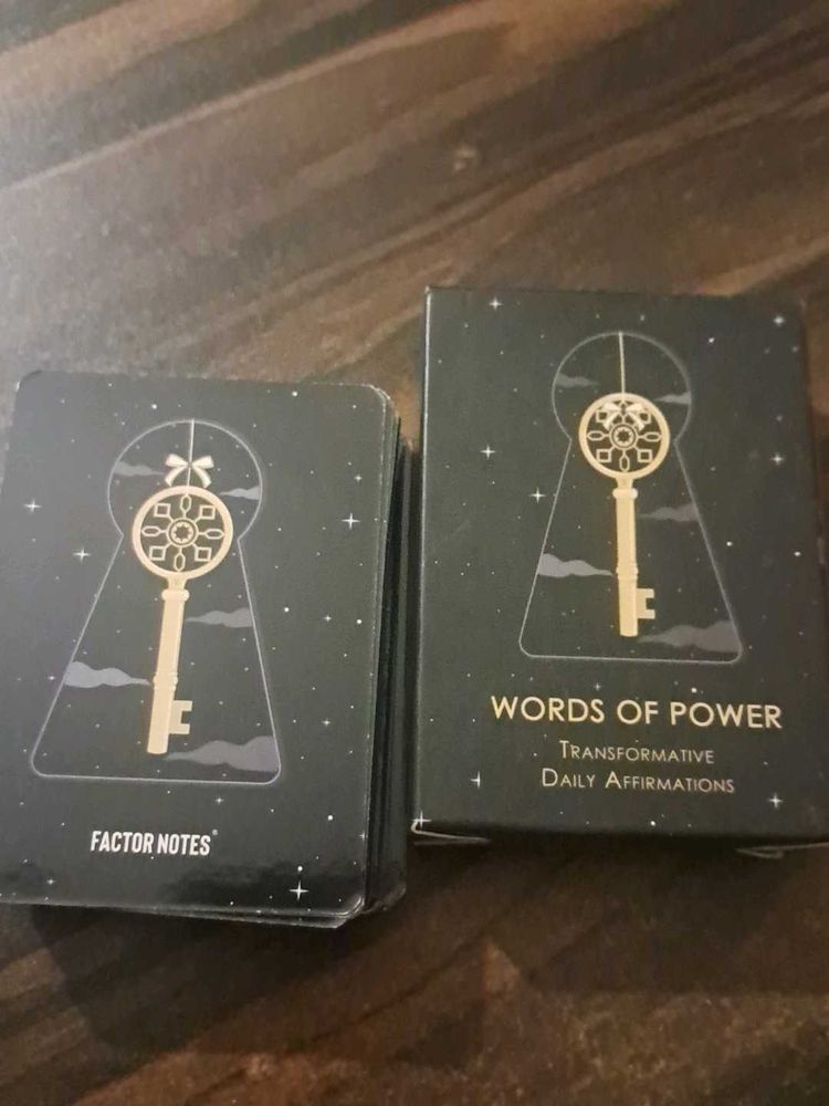 Words of Power Affirmation Cards