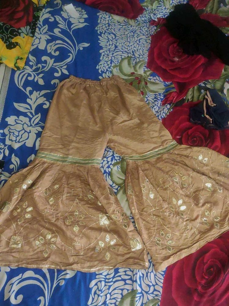 Embellished Palazzo Pants