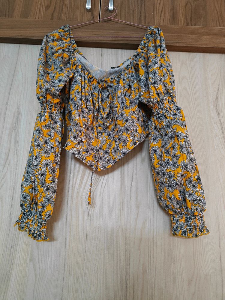 Beautiful Mustard Colour Top
