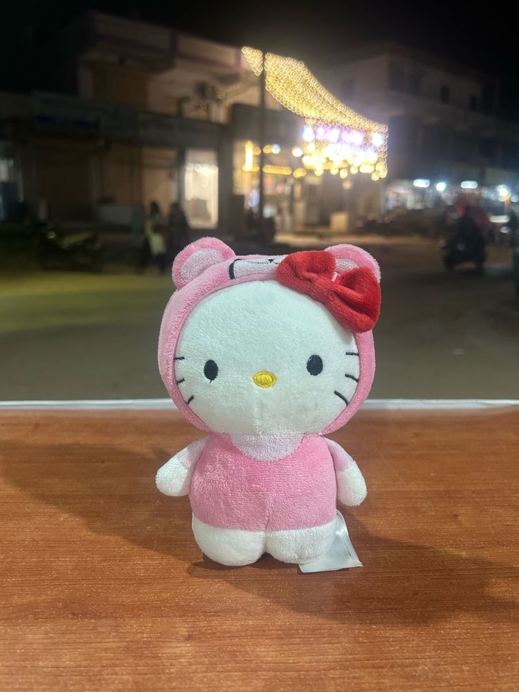 Vintage Hello Kitty plush toy pink