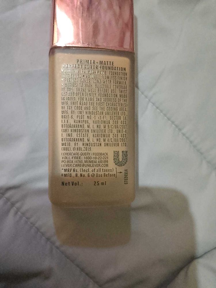 Lakme Primer + Matte Foundation