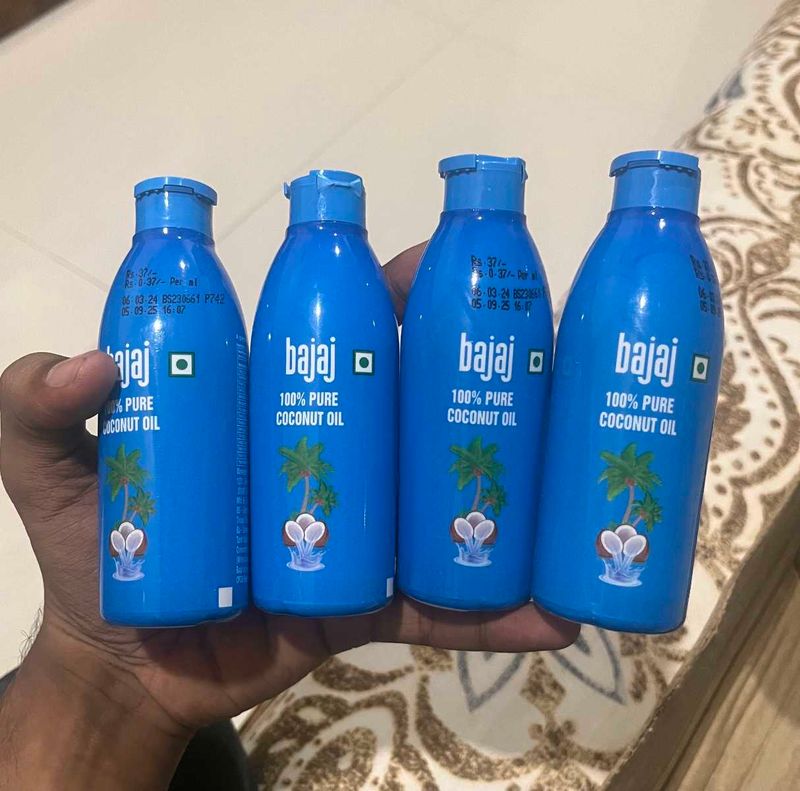 Pack Of 4 Coconut Oil Sealed Total 400ml