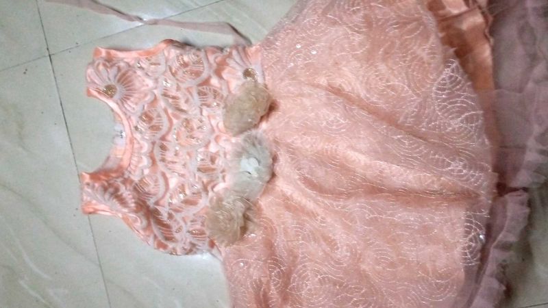 Peach Princess Dress
