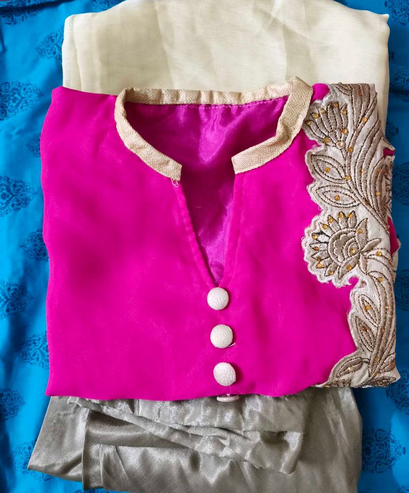 Partywear Gorgeous Kurta Set With Dupatta