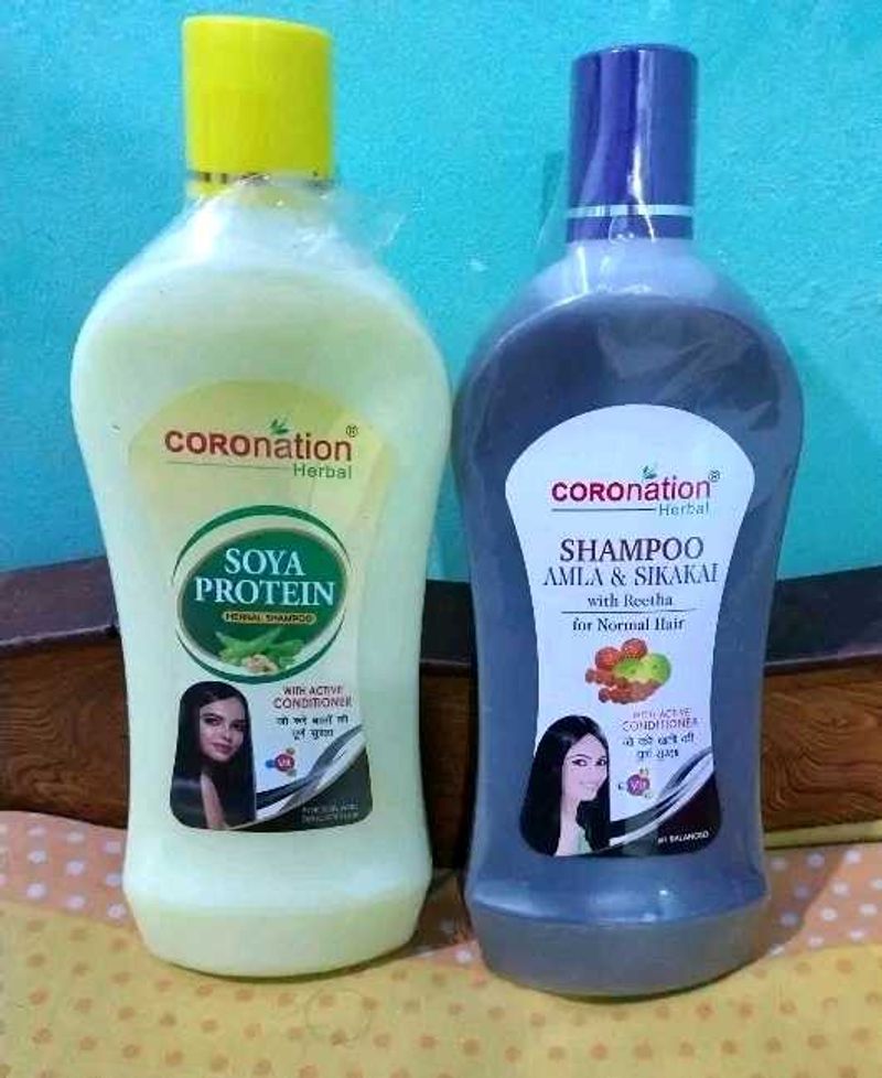 Amla Sikakai Shampoo and Soya Protein Shampo