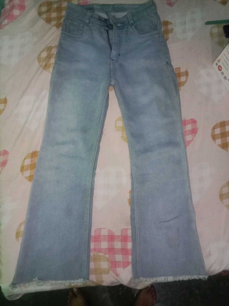 Light Blue Flare Jeans