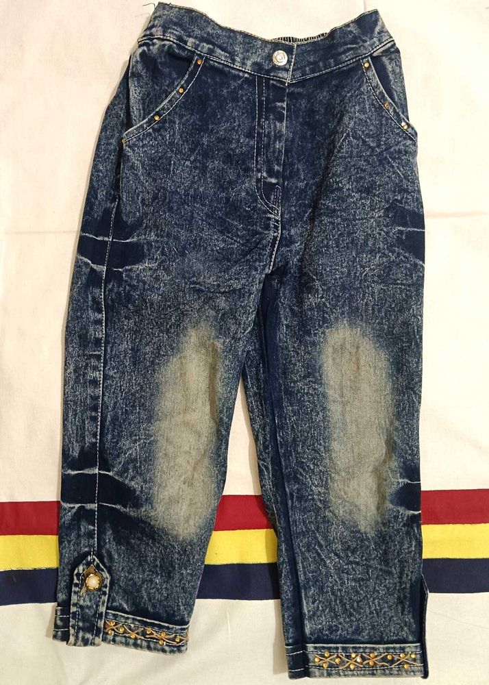 Acid Wash Capris