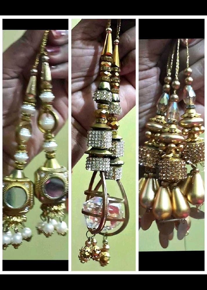 Combo 4 Pair Of Latkans for Saree Dupatta Su