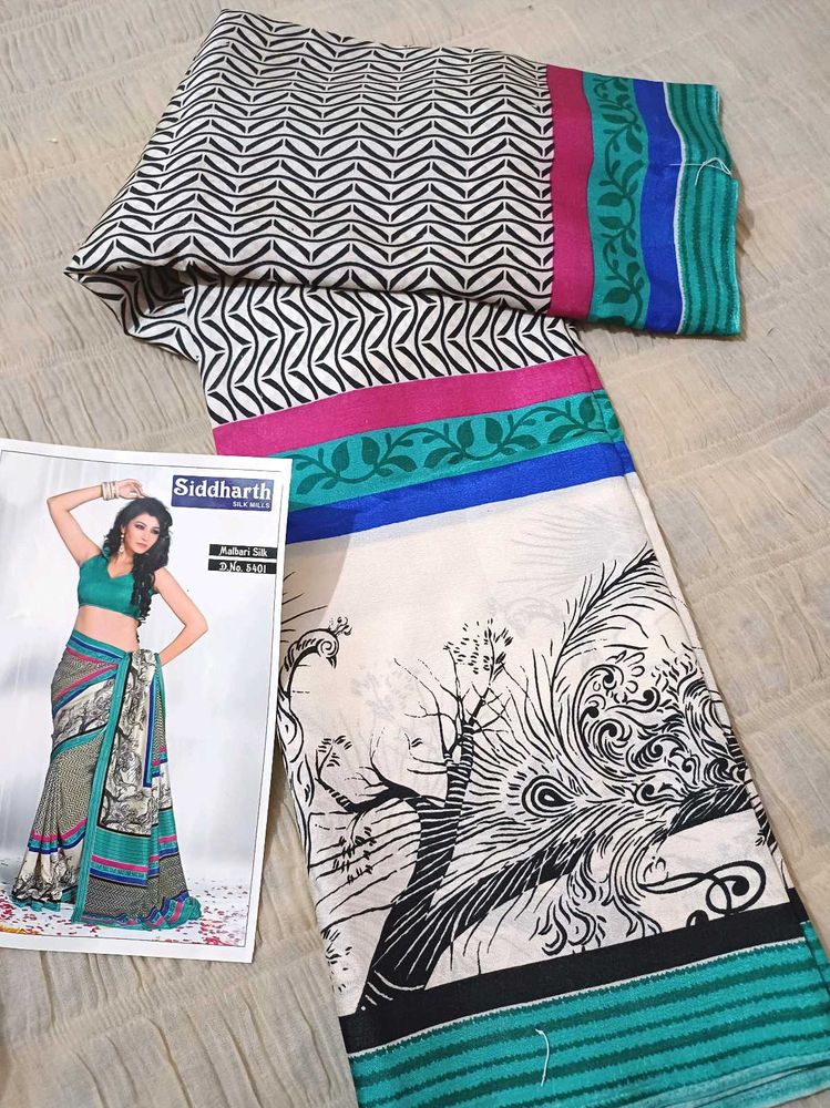 💥🆕️ Beautiful Malbari Silk Saree