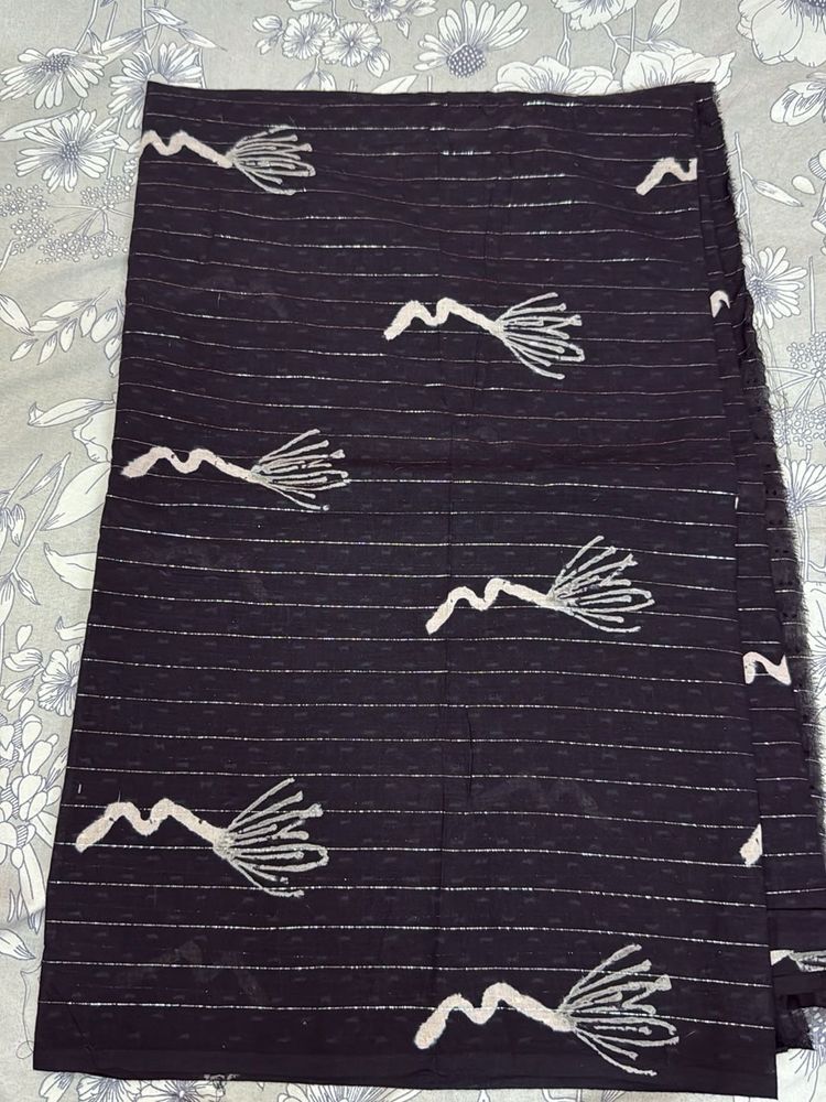 2.8 Mtr Block Print Pure Cotton Fabric
