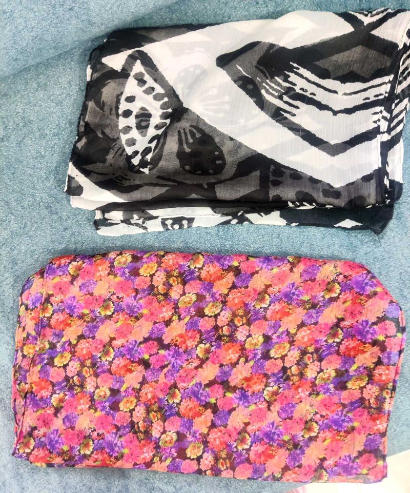 Chic Scarf Bundle - Two Stylish Prints