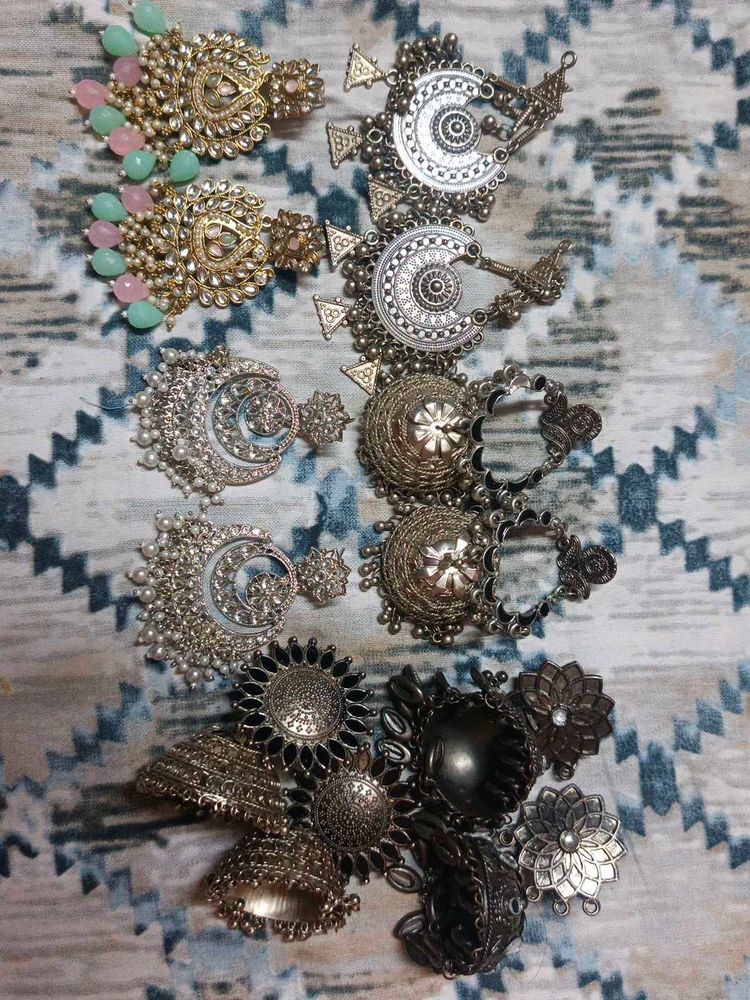oxidised Earning Set