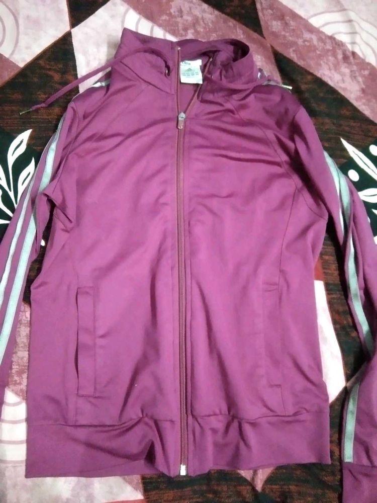 Purple Adidas Track Jacket