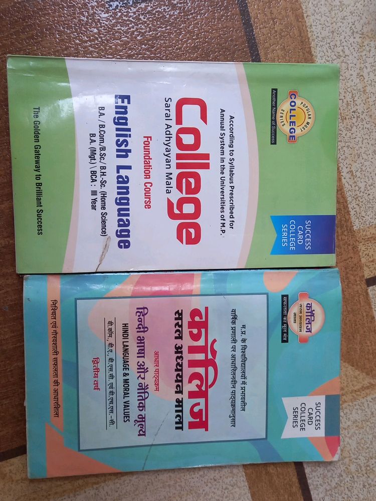 College Series ,foundation Course (English, Hindi) Series 2