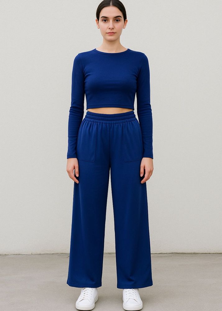 Blue Sporty Trousers H&amp;M