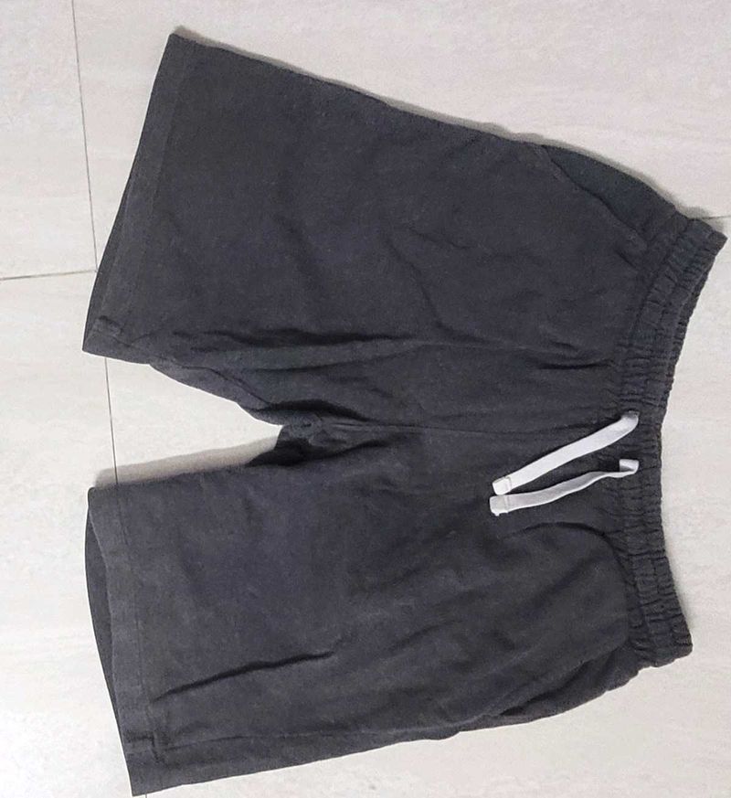 Grey Casual Shorts