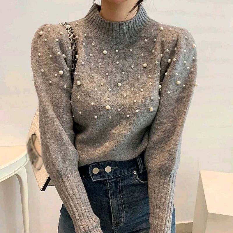 Pear Embellished  Sweater