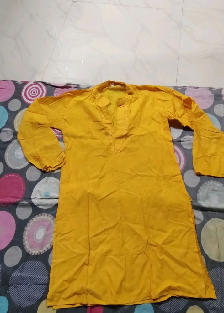 Yellow 🟡 Kurta For Boys