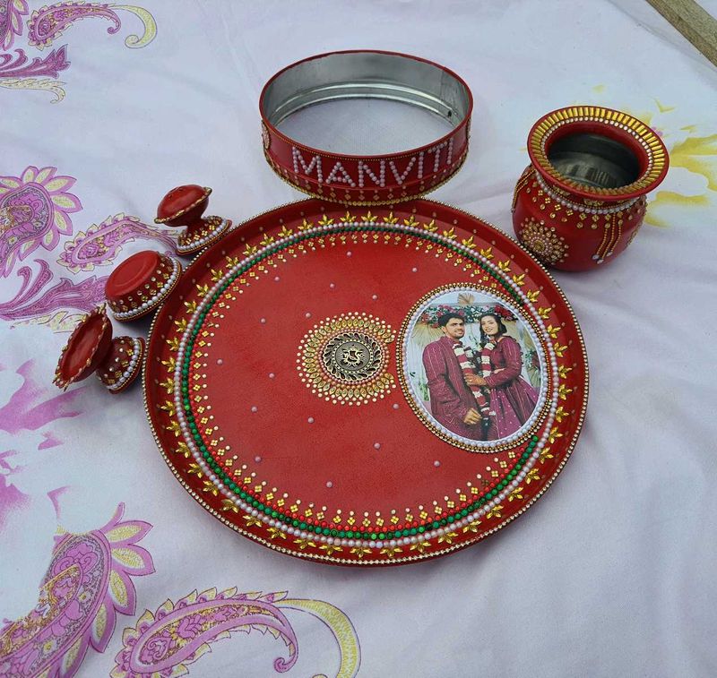 Customized Pooja Thali 🫶🏻❤️