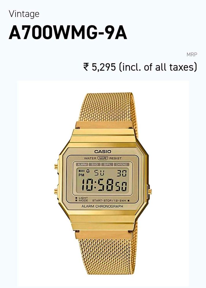 Casio Vintage Watch