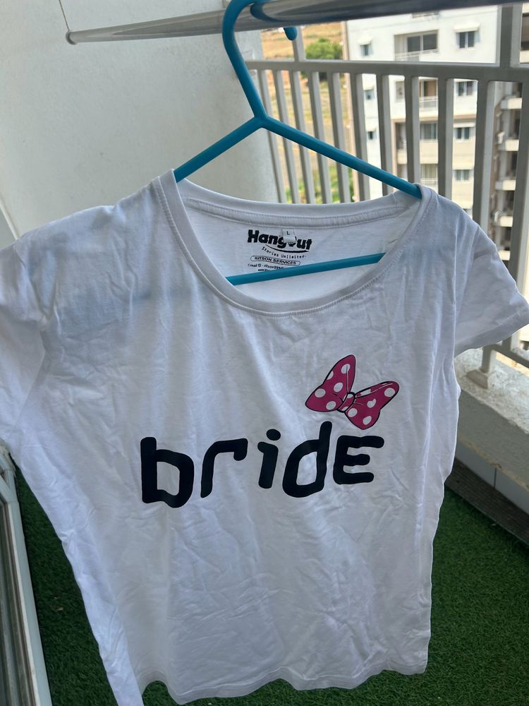 Bride t-shirt With Classy Look