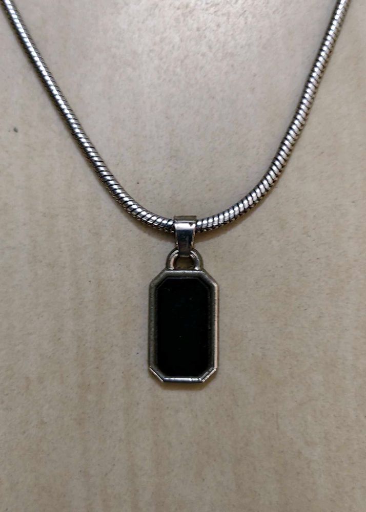 black onyx pendant necklace