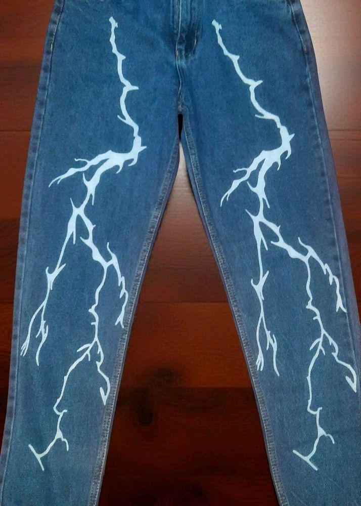 Painted Lightning Jeans