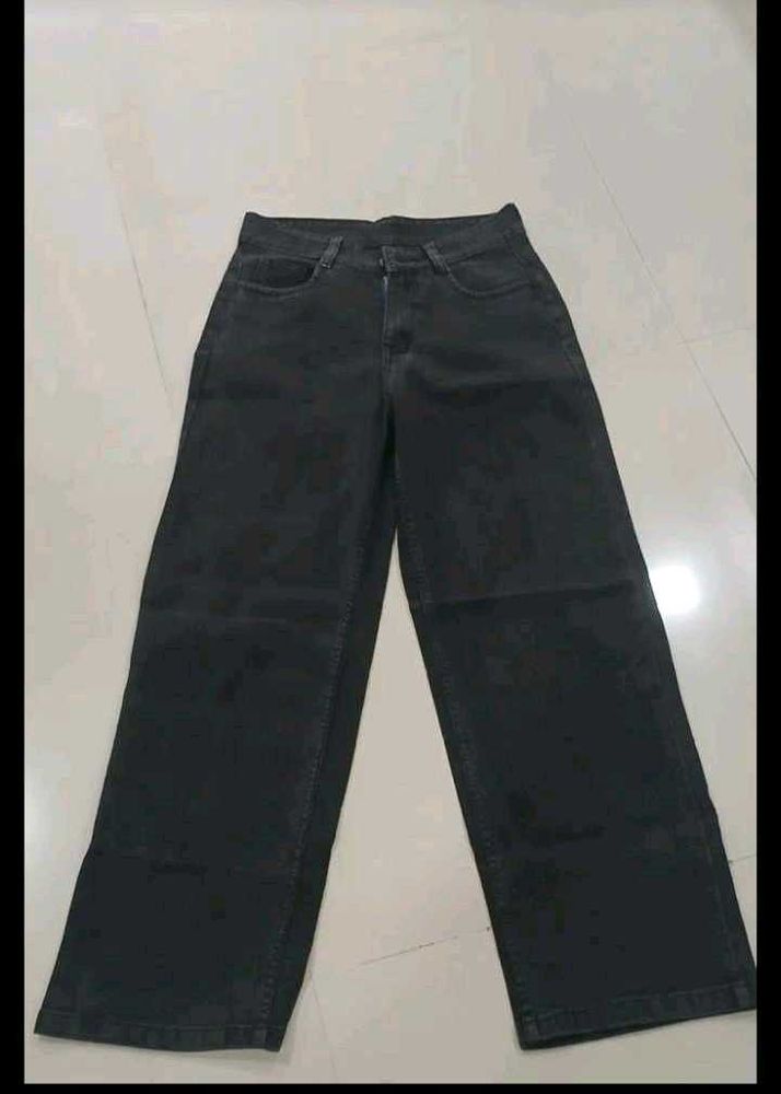 Black Wide Leg Jeans