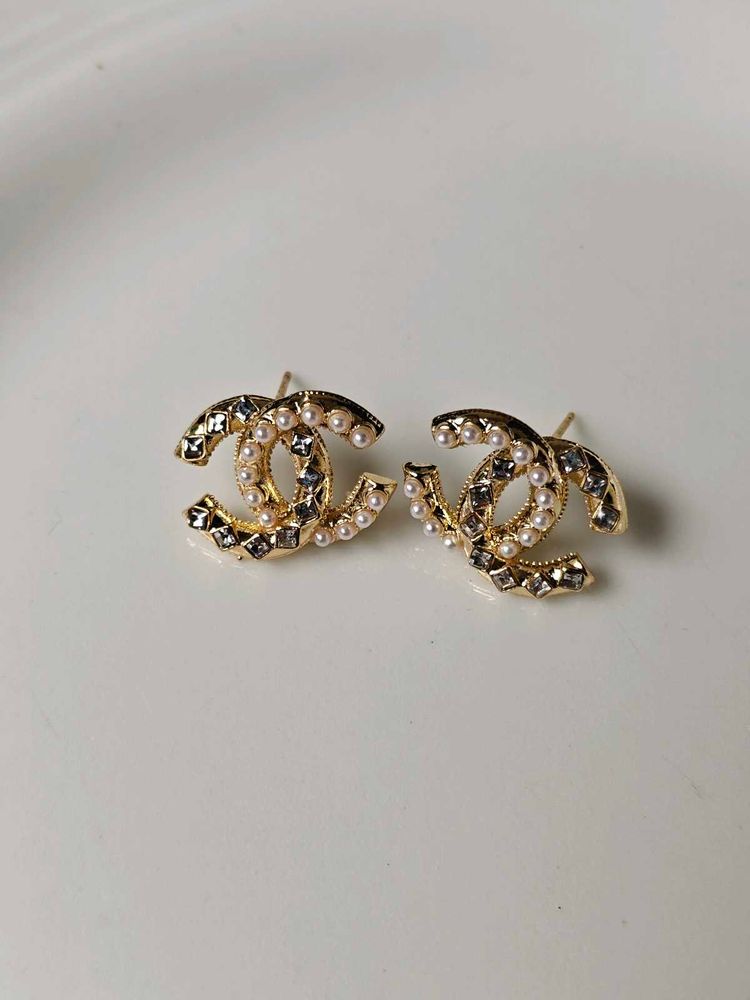 Chanel Inspired Earrings
