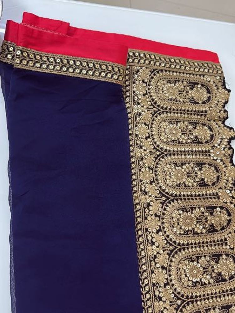 Elegant Embroidered Saree