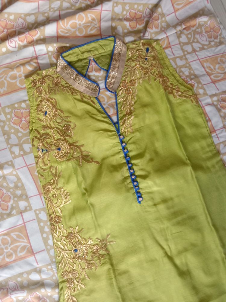 Parrot Colour 💚✨ Salwar Suit 💅