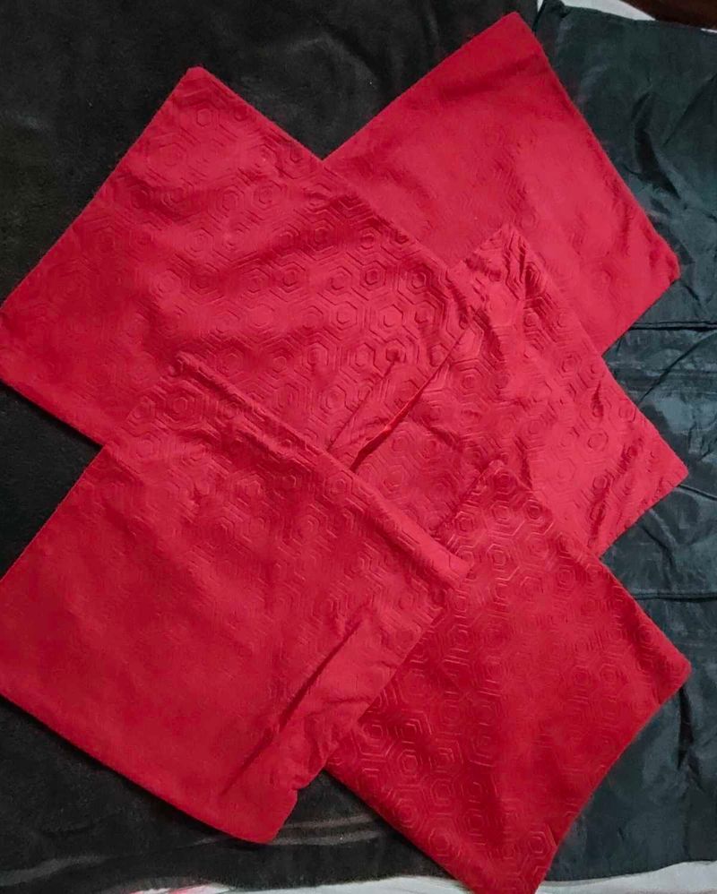 Beautiful Red Cushion Cover Set