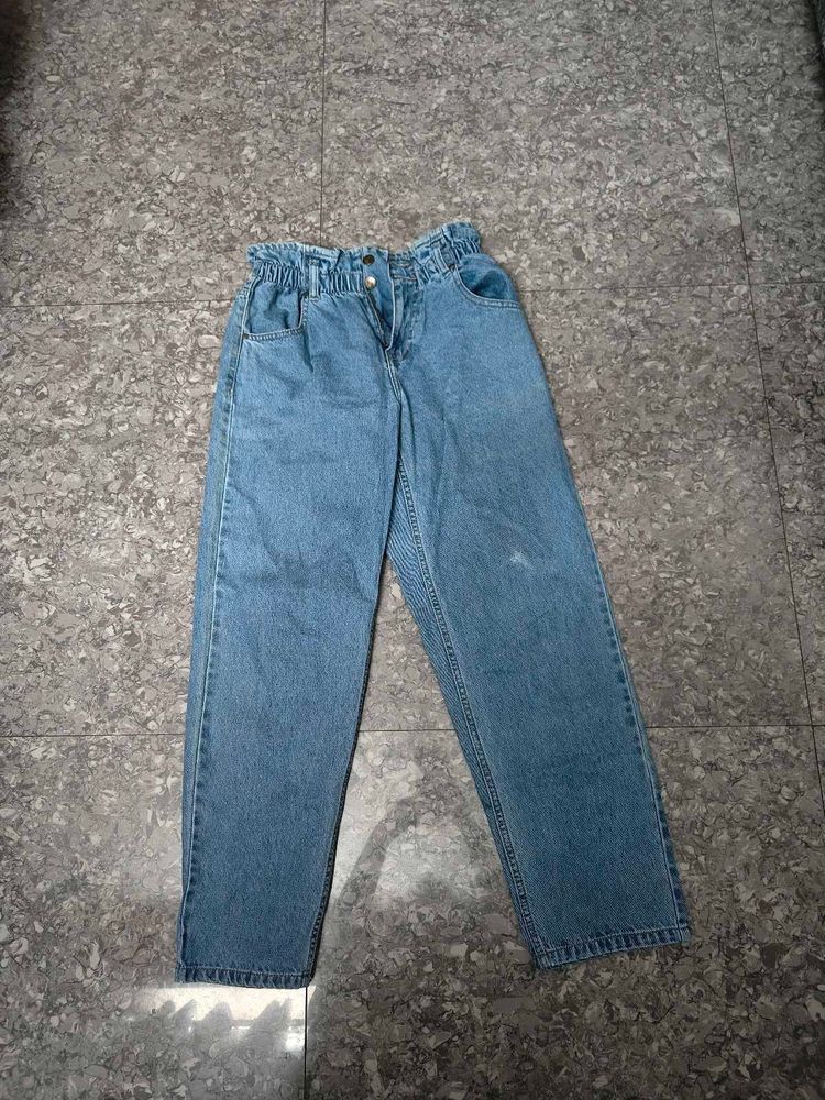 Elastic Waist Jeans