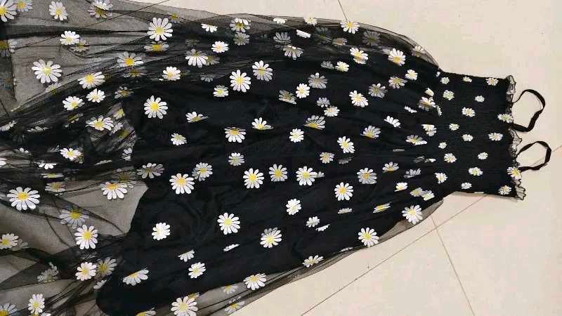 Black Daisy Dress