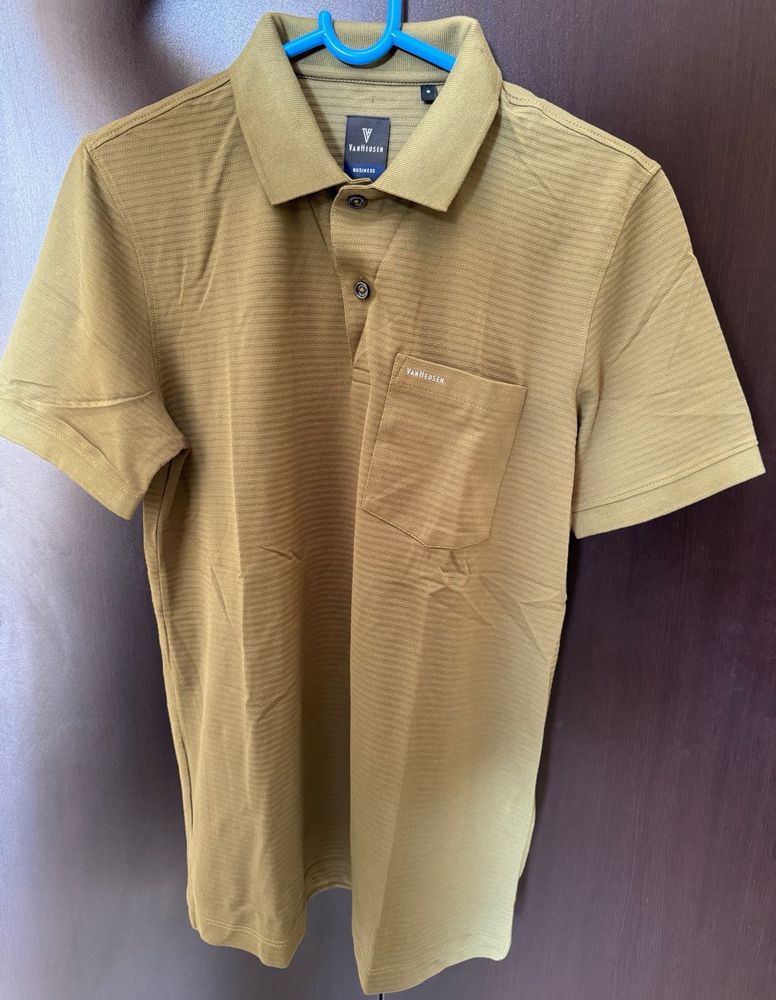 Van Heusen Olive Green Polo Shirt