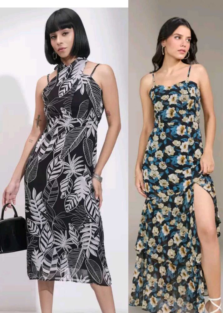 Floral Print Midi Dresses (2)
