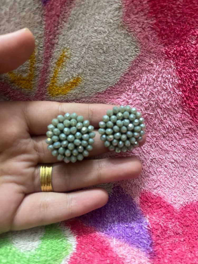 Cute beaded earrings😍