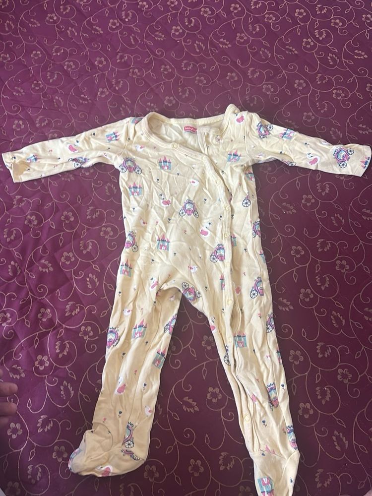Cute Kids' Printed Sleepsuit