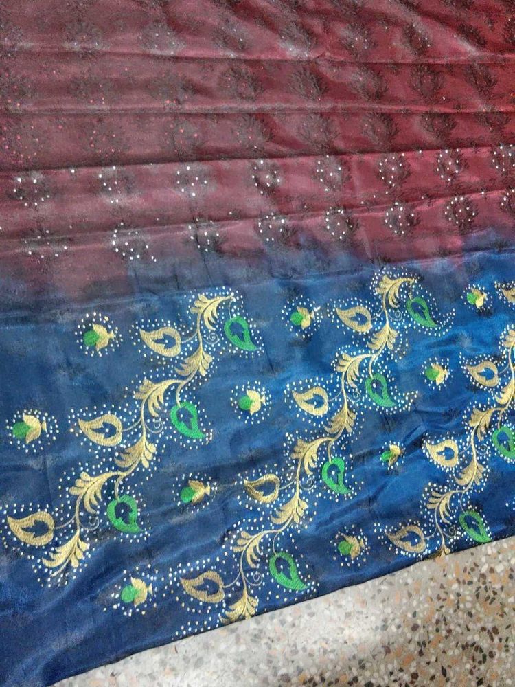 Blue Silk Saree