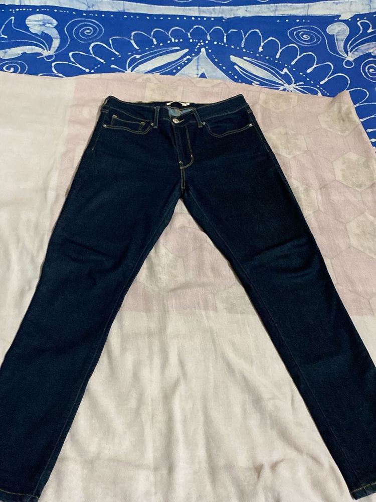 Streachble Dark Blue Denim