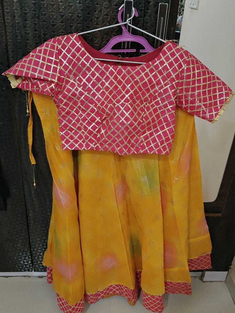 Gorgeous Yellow Lehenga Choli