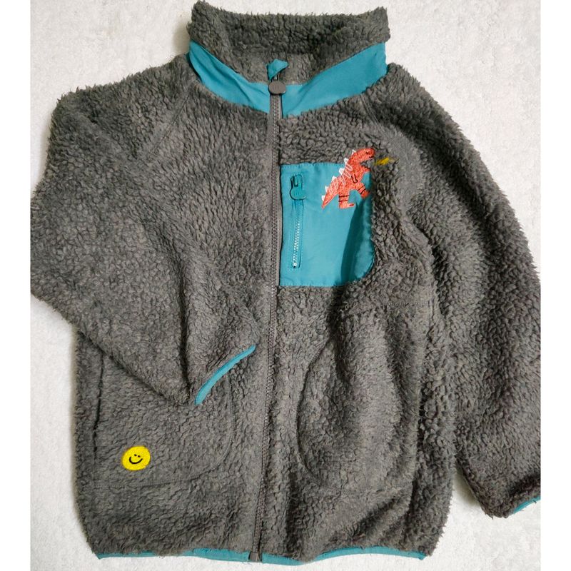 MilkMile Grey Sherpa Jacket