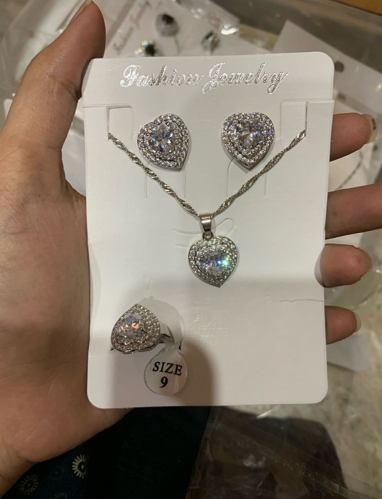 Heart Jewelry Set