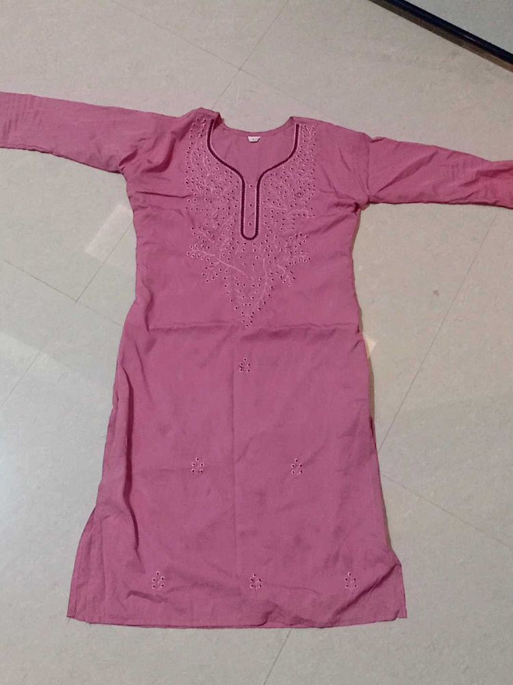 Light Pink Color Kurti