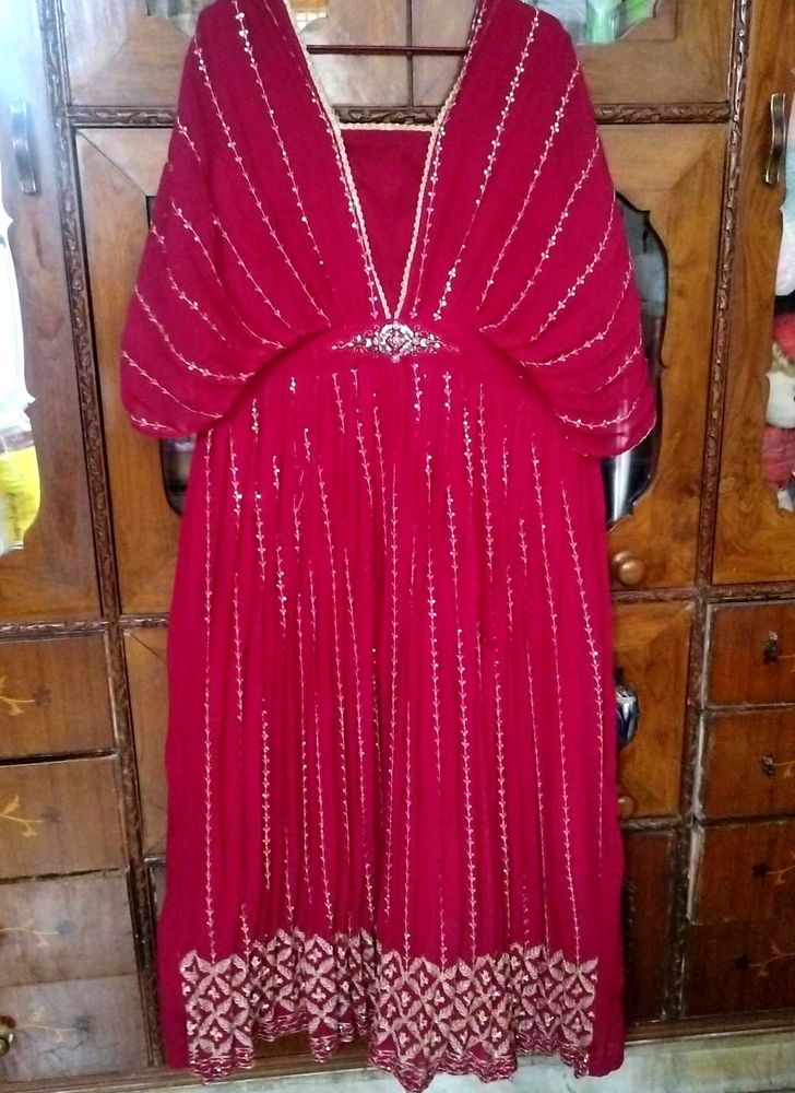 Elegant  Embroidered Dress