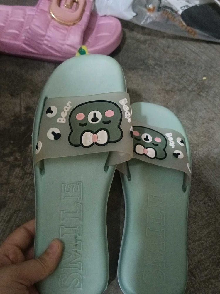 Teddy Bear Slippers For Women