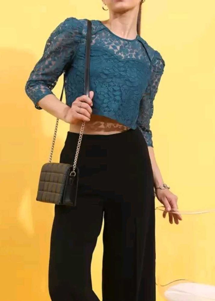 Net Crop Top