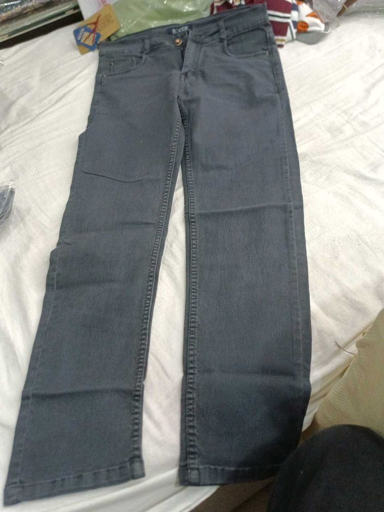 Gray Denim Jeans