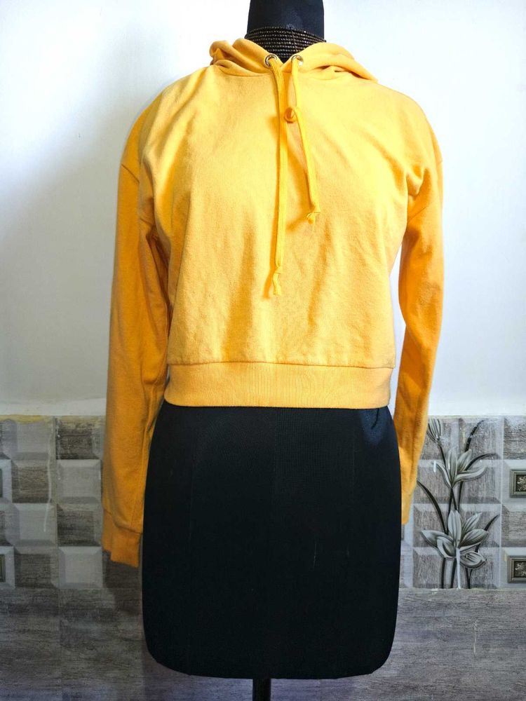 🎁Buy 1, Get 1 Free🎁H&amp;M Yellow  Hoodie Size S/M